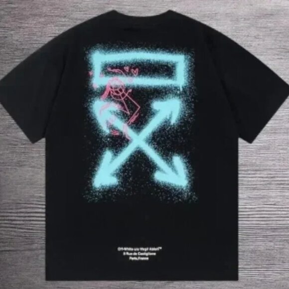 Off-White Men's Black Short Sleeve T-Shirt - Picture 1 of 4